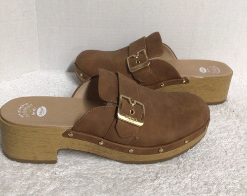 Scholls dark honey wedge - dark,
