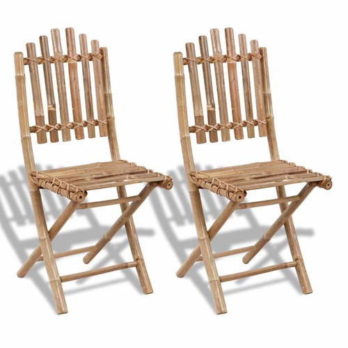 Chaises pliantes bambou - chaises, en