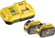 Kit chargeur Dewalt DCB118X2-QW 8 A et 2 batteries XR Flexvolt 9 Ah