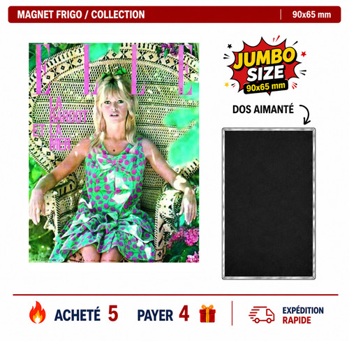Magnet frigo brigitte bardot - brigitte,