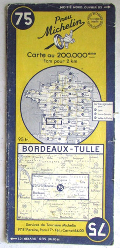 Carte touristique bordeaux - carte,