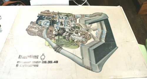Affiche camion berliet - affiche,