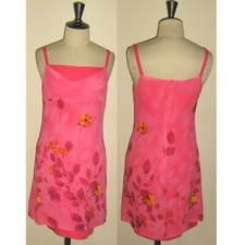 Robe Bretelles Paul BRIAL en 38 Fleuri Rose à bretelles TBE