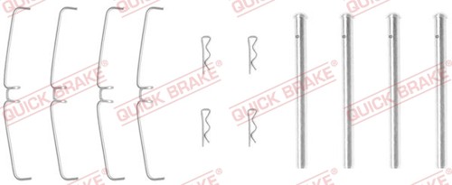 Quick brake kit - kit, d'accessoires