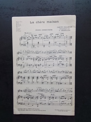 Partition ancienne piano - partition,