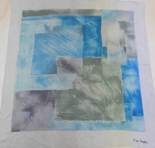Foulard 100 soie vintage - 100%,