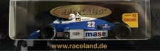 SPARK 1/43 Raceland RS1728 Osella FA1 Alfa Romeo #22 Belgian GP 1986 Danner