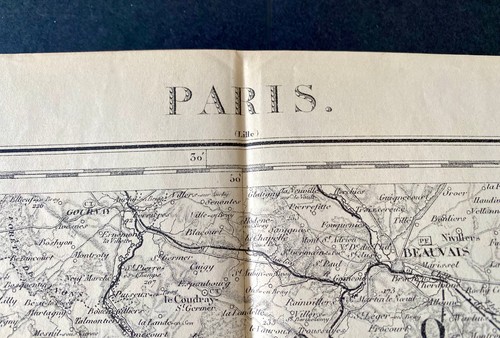 Ancienne carte état - d'État, major