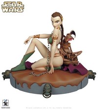 Princesse Leia as Jabba's