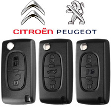 Cle Coque Clef Boitier compatible Peugeot Citroen 207 307 308 407 CE0536 HU83