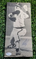 NOLAN RYAN Signed Black & White Newspaper Photo JSA/COA S52765 ANGELS HOF