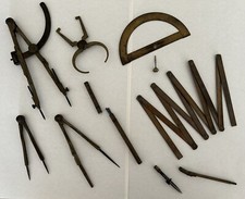 Anciens outils cuivre laiton