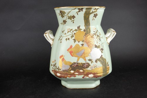 Ancien vase anglais décor - ancien, à