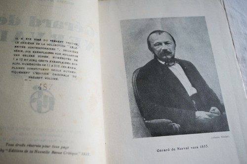 Gerard nerval son - de, oeuvre