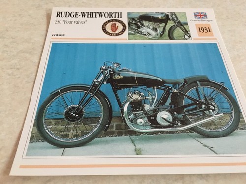 Carte moto rudge wittworth - carte,