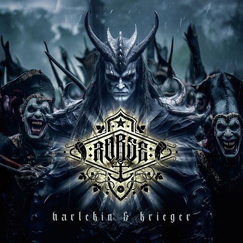Robse harlekin und krieger - harlekin,