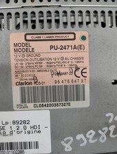 Autoradio d'origine PEUGEOT