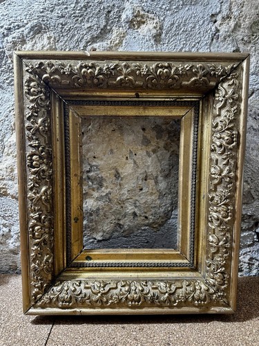 Cadre ancien bois doré à - ancien,