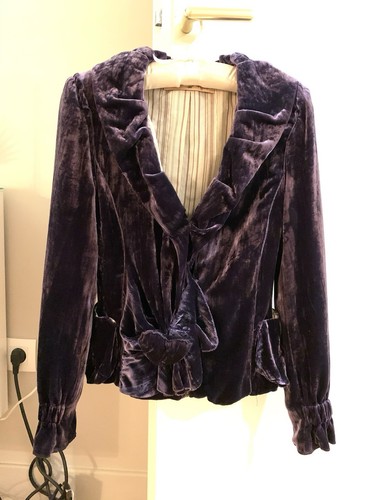 Amuleti veste velours violet - amuleti,