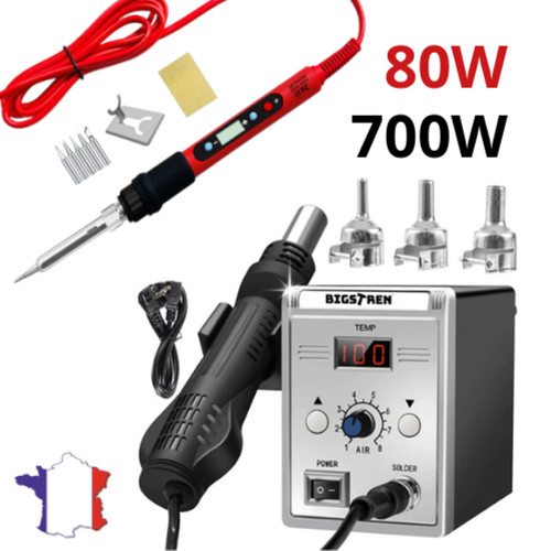 Fer souder 80w lcd poste - fer,