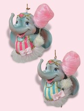 GOODWILL Candy Carnaval Éléphant Barbe à Papa Rose Noël Déco Pendentif 10,5cm