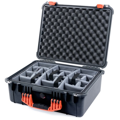Pelican black orange 1550 - black, &
