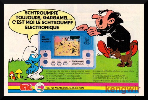 Schtroumpf smurf print ad - schtroumpf,