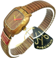 JYB 21mm 1980s NOS  Quartz Montre vintage finition marbre Neuve de stock ancien