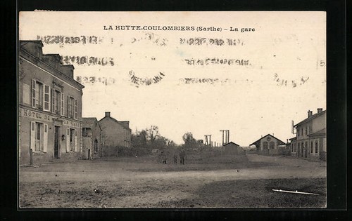 Cpa hutte coulombiers - cpa, la