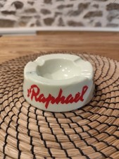 Cendrier Ashtray publicitaire - St RAPHAËL APERITIF DE FRANCE En Opaline 