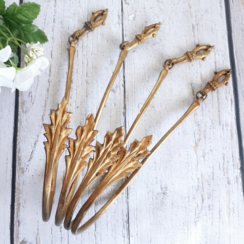 Antiques crochets bronze - 2x,
