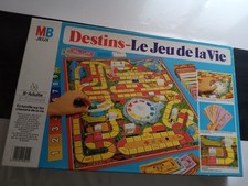 DESTINS.Jeux de Société vintage 1983 COMPLET Le jeu de la vie.MB 8-Adulte. 