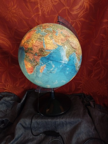 Vintage lampe mappemonde - lampe,