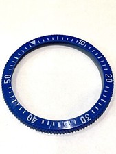 Lunette montre de plongée sous-marine Bleue NOS; 37 mm - J9-17/18