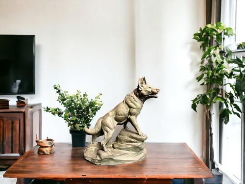 Carvin sculpture chien berger - carvin,,