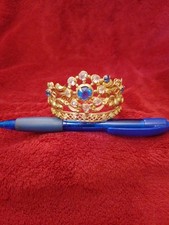 ANCIENNE COURONNE RELIGIEUSE/STATUE/LA VIERGE/LAITON/CROWN/STRASS/DIADEME/H.3,5c