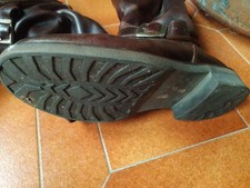 Bottes moto cuir - bottes, en