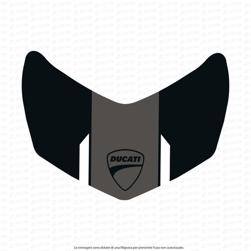 Autocollant queue ducati - autocollant,