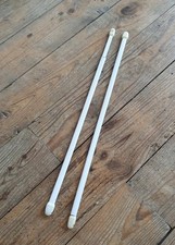 Paire De Tringles À Rideaux Blancs Réglables