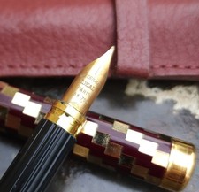 Waterman Plume Or 18k Lady Stylo Pen Avec Housse