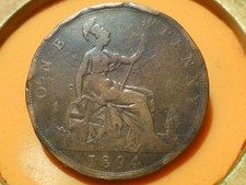 ANGLETERRE - ONE PENNY - 1894 - RECHERCHEE & QUALITE TB- !