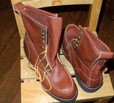 NEW Georgia Giant Boot 25186 Oil Resistant Sole Full Work Brown Boot Sz 6.5R