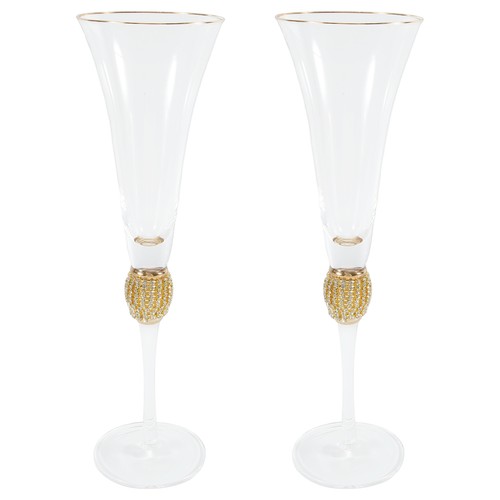 Verres vin flûte - à,