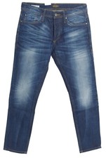 Jack & Jones jean droit Mike bleu foncé homme straight coton stretch blue  30/32