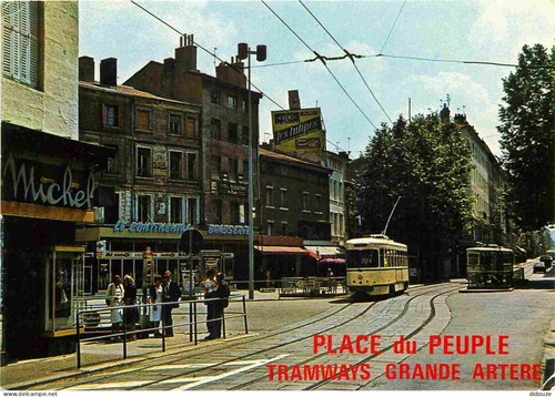Carte postale trains - -,