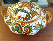 QUIMPER importante soupière Paul Fouillen peint à la main Ceramique 9MAG 01/10