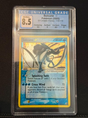 Cgc suicune gold star - cgc,