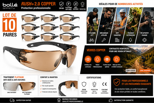 Lot lunettes bollé - lot,