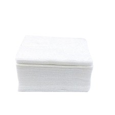  100 pièces tampons en coton minces boîte en plastique emballage cosmétique