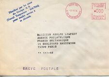 GREVE POSTALE GROUPE A.S. TRAVAIL TEMPORAIRE PARIS RUE DE  SAINTONGE / 1974